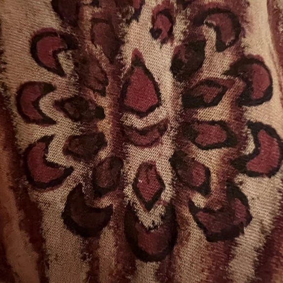 Brown Tie-Dye Midi Dress - Picture 4 of 4